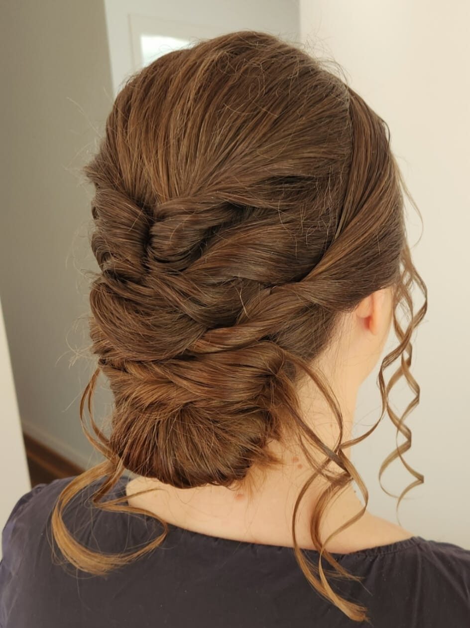 low-bun-brunette-upstyle