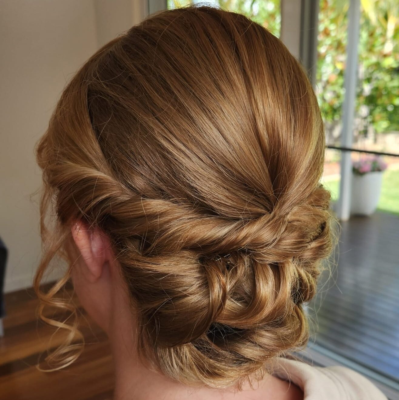 twisted-low-bun